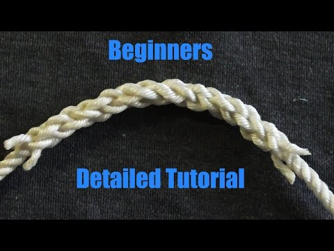 Beginner Friendly Splicing - How To Splice 3 Stranded Rope Together Video