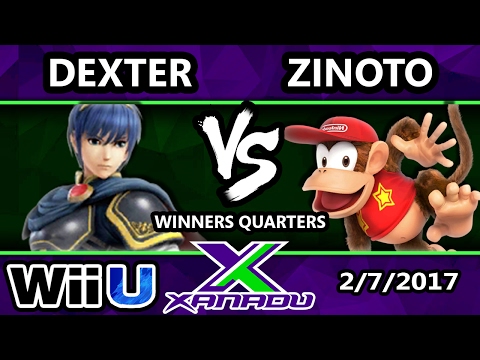 S@X 188 - Dexter (Corrin, Marth) Vs. Zionoto (Diddy Kong) - SSB4 Winners Quarters - Smash 4