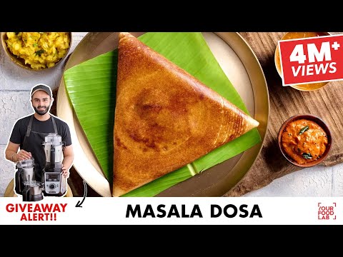 Masala Dosa Recipe | Perfect Dosa Atta Tips | How to make Perfect Masala Dosa | Chef Sanjyot Keer