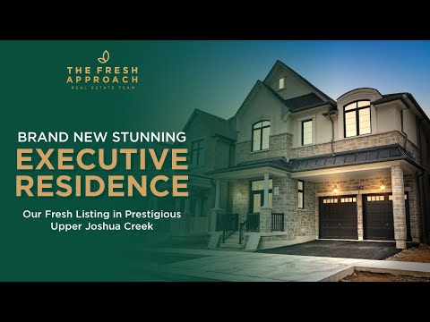 A luxurious Mattamy-built executive home in Oakville’s prestigious Upper Joshua Creek community!