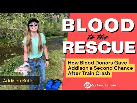 How Blood Donors Gave Addison a Second Chance After Crash