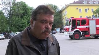 Пламна огромен пожар в торовия завод в Димитровград. Няма пострадали хора