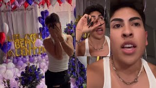 Louie Castro gets Emotional Valentine￼Surprise From EX Boyfriend!?!?!?