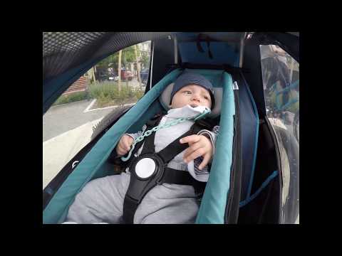 Przyczepka CROOZER KID PLUS FOR 1 Niemowlak w hamaku