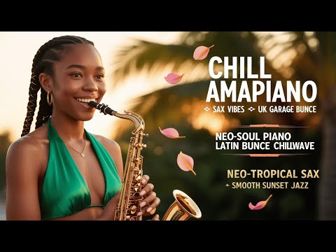 Chill Afro Cafe Jazz | Sax × Amapiano × Blissful UKG Vibes