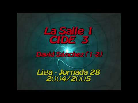 Resumen SD La Salle 1 - CD Cide 3. Juvenil Nacional 04/05