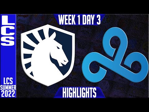 TL vs C9 Highlights | LCS Summer 2022 W1D3 | Team Liquid vs Cloud9