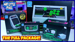 The FULL Package! SEGA Astro City Mini With Arcade Stick Controller Riser & Bench - Game Center Kit!
