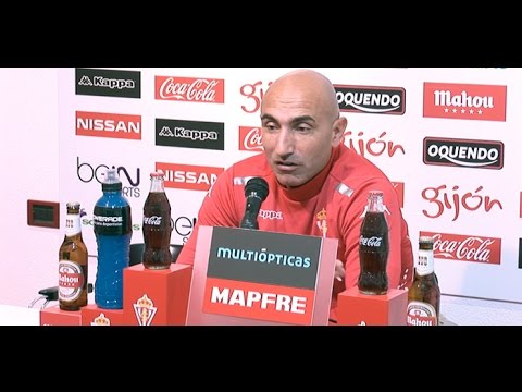 Abelardo Fernández, entrenador del Real Sporting