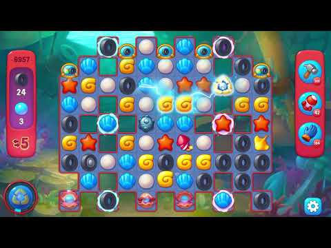 Fishdom 6957 Hard Level - 13 moves - NO BooSTERS