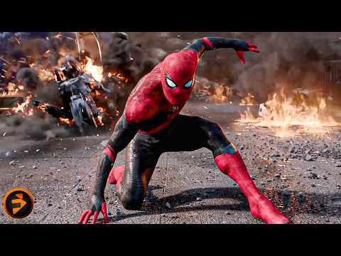 Peter Parker vs Mysterio’s Drones | SPIDER MAN: FAR FROM HOME