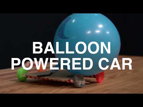 BALLOON POWERED CAR: Make your own!