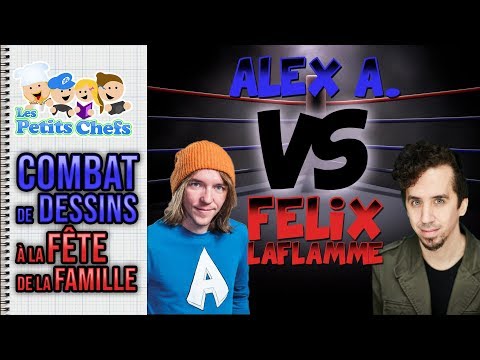 Alex A. VS Félix LaFlamme : combat de dessin à la fête de la famille | Centre de la Nature Laval