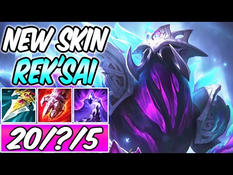ELDERWOOD REK'SAI - NEW SKIN | Best Build & Runes | Rek'Sai Jungle Gameplay S12 | League of Legends