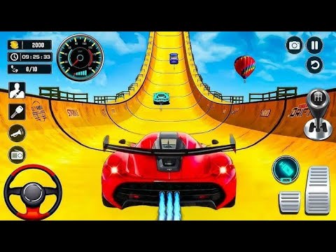 Mega ramp car stunt 🚗 #viral #unitedkingdom 🇬🇧 🇺🇸 