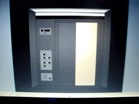 Old Elevatronics Traction Elevator at UAM Elliott Hall (Animated)