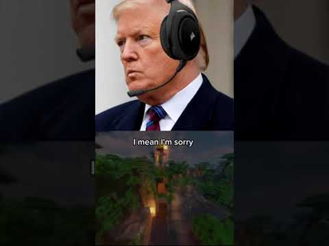 President Obama, Trump and Biden play Minecraft I spy