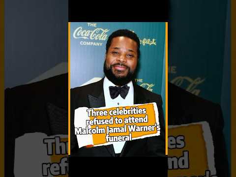 Three celebrities refused to attend Malcolm Jamal Warner's funeral, and the reason behind the last