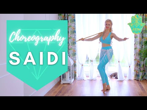 Saidi with Assaya Complete Tutorial Steps and Choreography Raqs Al Assaya - Best Belly Dance Workout