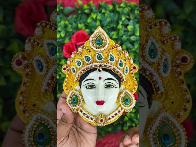 Varalakshmi Mata Maha Lakshmi Devi Decorated Face (Yellow) video
