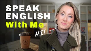 How to Order COFFEE in ENGLISH ☕ | Guided English speaking lesson (B1–C1 Speaking Practice)