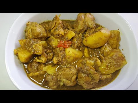 Guyanese Chicken Curry with Potatoes, step by step Recipe Video Video