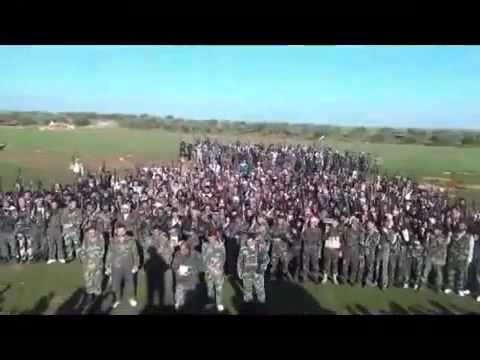 بيان إعلان تشكيل كتيبة درع الشمال في مدينة معرة النعمان في محافظة إدلب