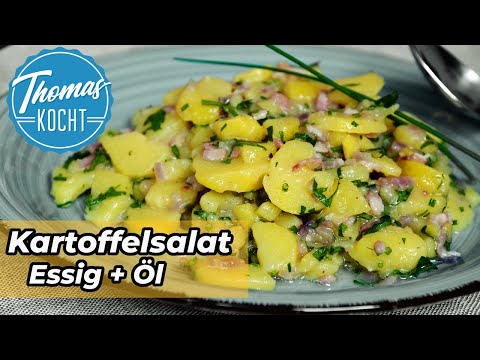 Kartoffelsalat ohne Mayo - mit Essig und Öl