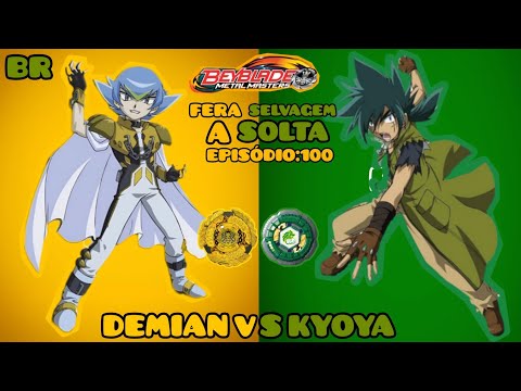Reagindo React De Beyblade Metal Masters Episódio:100 Fera Selvagem A Solta Análise 