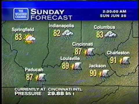 WeatherStar XL - June 25, 2000 from Cincinnati (Road To Venlo)