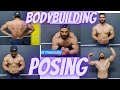DAY- 5 bodybuilding posing| muscle gain| @Algrow #algrow #youtube #gymposing #pahadibeast