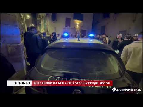 October 11, 2025 - Bitonto, Anti-Drug Raid in the Old Town: Five Arrests