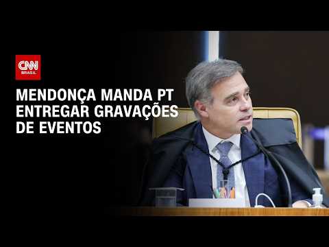 Após pedidos do PL, Mendonça manda PT entregar gravações de eventos | AGORA CNN