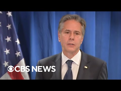 Blinken addresses reporters after speaking with Chinese President Xi Jinping
