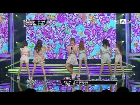 130704 APINK Lovely Day@ M!CountDown ComeBack Stage (1080p)