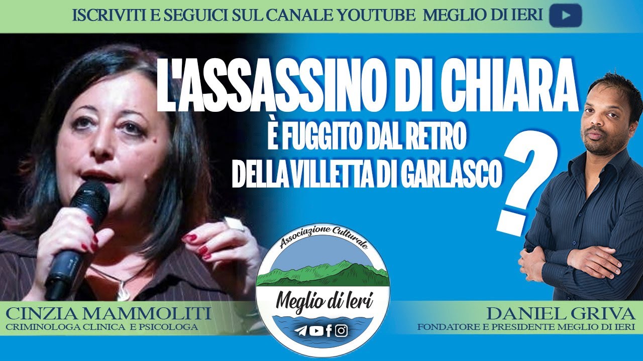 L'assassino di Chiara è fuggito dal retro della villetta di Garlasco? -CINZIA MAMMOLITI-Criminologa