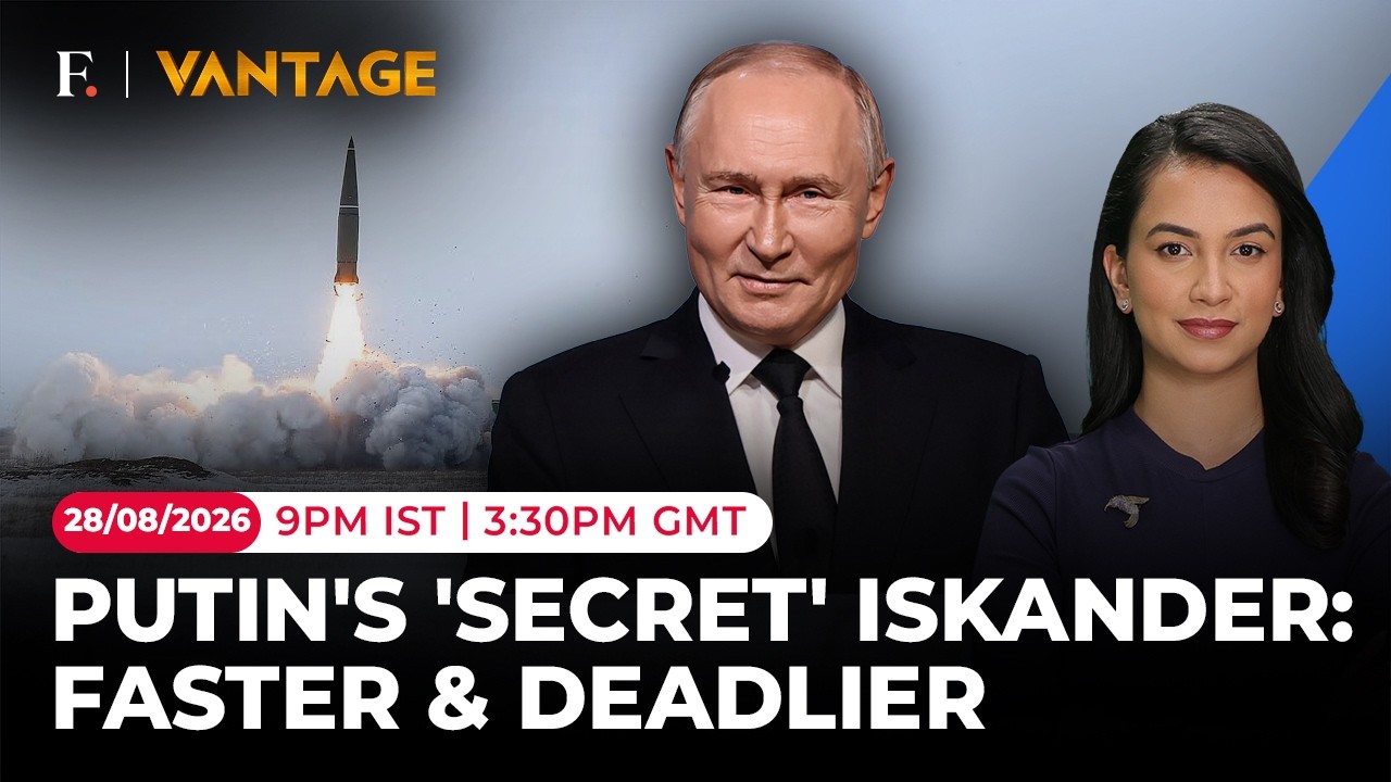 Russia Secretly Debuts Iskander-1000 Ballistic Missile, Striking Kyiv | Vantage on Firstpost | 4K