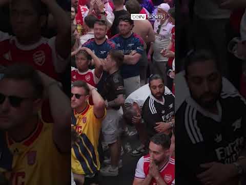 🥶 La détresse des fans d'Arsenal après la défaite aux tirs au but...