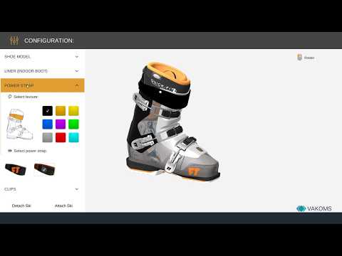 Ski Boots 3D Configuration App by Vakoms