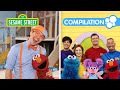 Sesame Street Elmo S Party With Blippi Baby Shark The Wiggles More 1 HOUR Songs For Kids