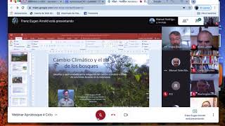 Cambio Climático y el Rol de los Bosques, presentado por Franz Arnold