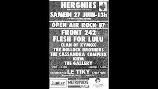 Front 242 - Live at &quot;Open Air Rock&quot; (Hergnies, France 27 June, 1987 )