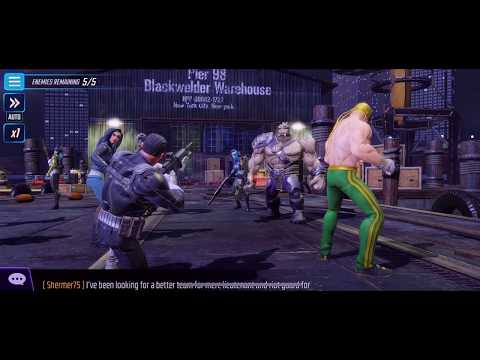 Marvel Strike Force - Strongest Team Vs Black Order (Minn Erva instead of Maw)
