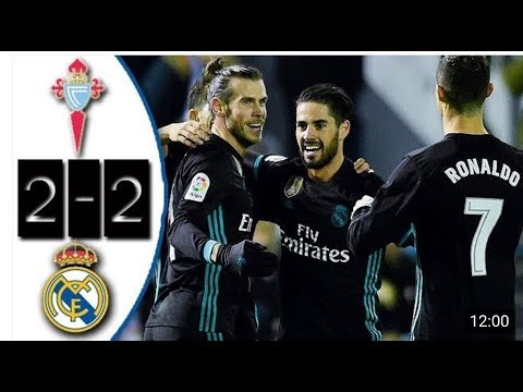 Celta Vigo vs Real Madrid 2-2 HIGHLIGHTS & GOALS RESUMEN & GOLES  La Liga 07012018 HD