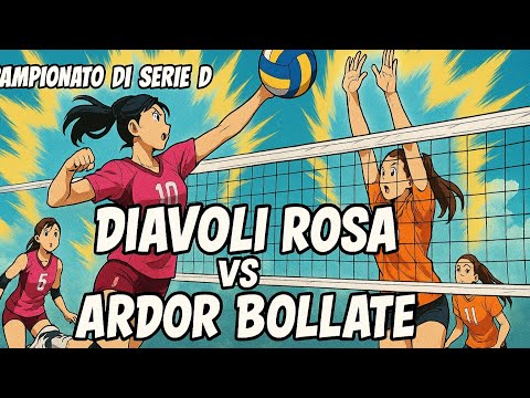 Serie D Fipav - 2024/25  - 05.04.25 - Diavoli Rosa vs DI.RE.L. Ardor Bollate - 3 - 1