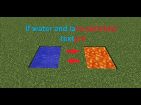 If Water and Lava switched texture - Minecraft