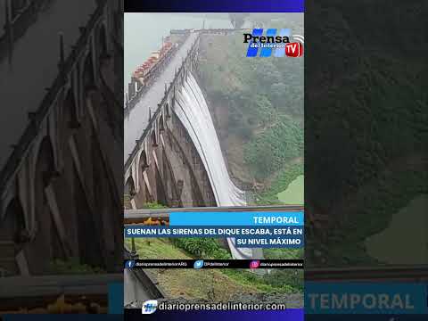 🌧️⚠️ Temporal en Tucumán: el dique Escaba llegó a su máximo y abrieron compuertas