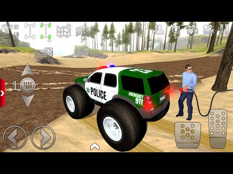 Offroad Outlaws Dirt Police Monster Truck Driving Simulator #1 - Android IOS Gameplay