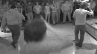 From a second story window