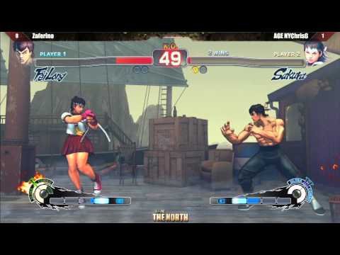 SSF4 AE2012 Top 16 Zaferino vs AGE NYChrisG - Defend The North Tournament
